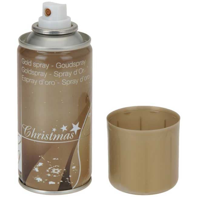 Sprej za novogodišnju dekoraciju Zlatni 150ml
