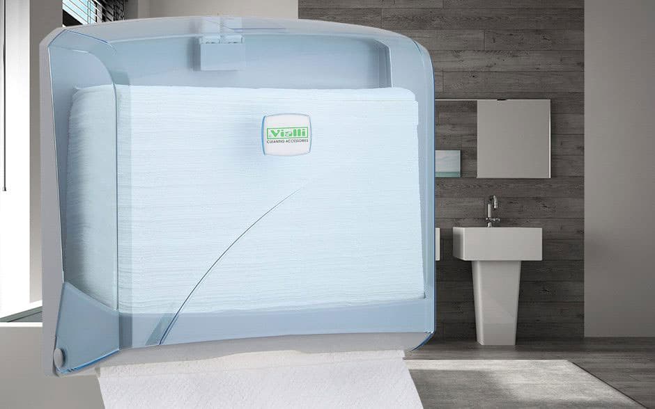 Držač papirnih ubrusa u listićima Z Vialli Mikro providni K2T - 200 listova 