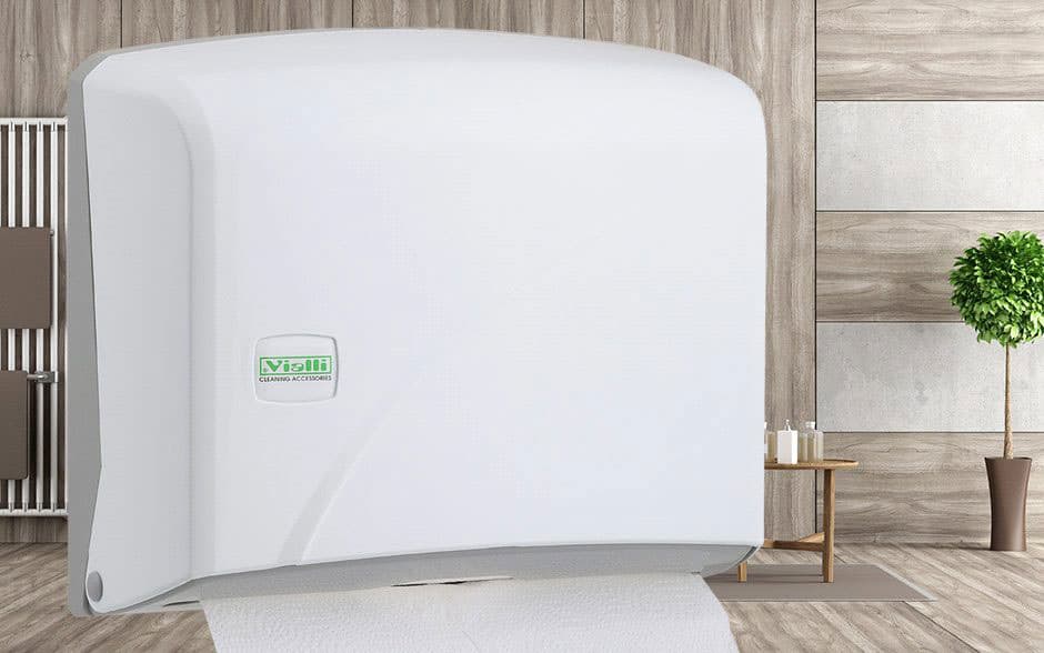 Mini Držač papirnih ubrusa u listićima Vialli Z Beli K1-200 listova