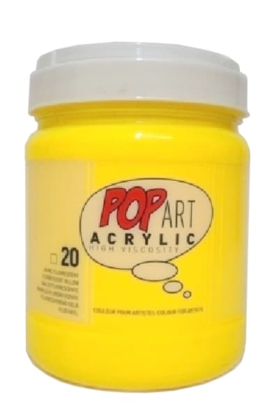 PEBEO Pop Art Acrylic High Viscosity - Akrilna boja FLUO ŽUTA 700ml 661316