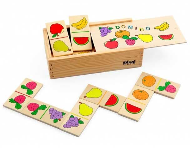 Pino Toys Drvene domine Voće