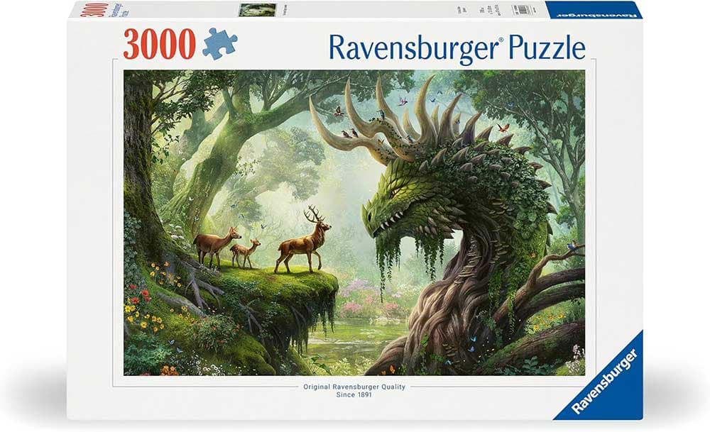 Puzzle slagalica 3000 delova Šumski zmaj se budi Ravensburger 12000808