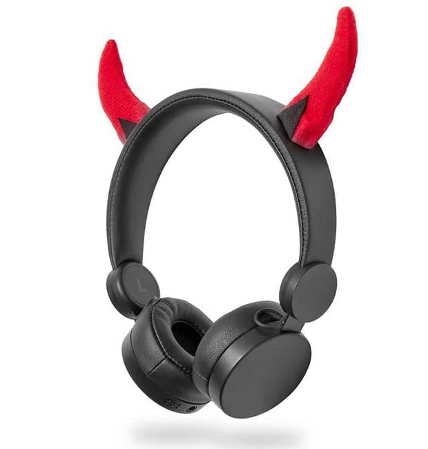 Nedis Animaticks slušalice Danny Devil sa odvojivim kablom i dodacima HPWD4000BK