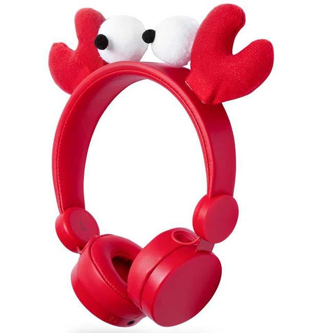 Nedis Animaticks slušalice Chrissy Crab sa odvojivim kablom i dodacima HPWD4000RD