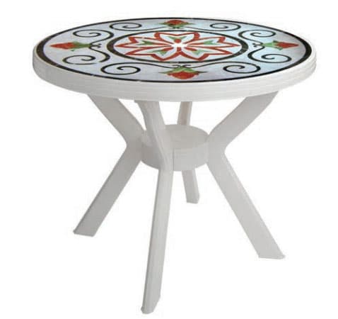 Baštenski sto Dekoro Ø90