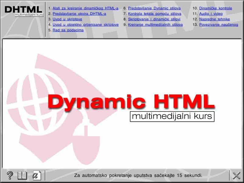 Multimedijalni kurs - Dynamic HTML