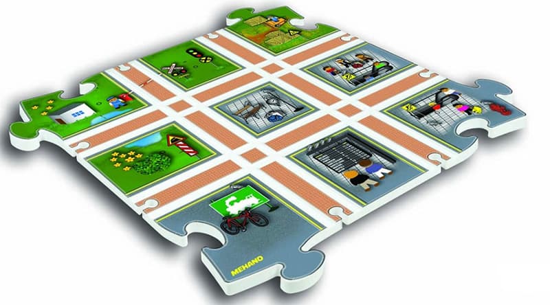 MEHANO My First Train Puzzle podloga - deo - ŽELEZNIČKA STANICA E239