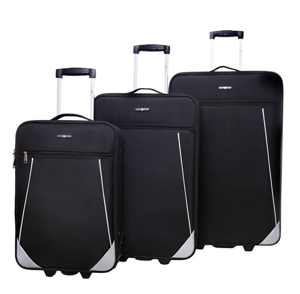 Enova Putni koferi - komplet - 53/63/73cm - Malaga Black 519140
