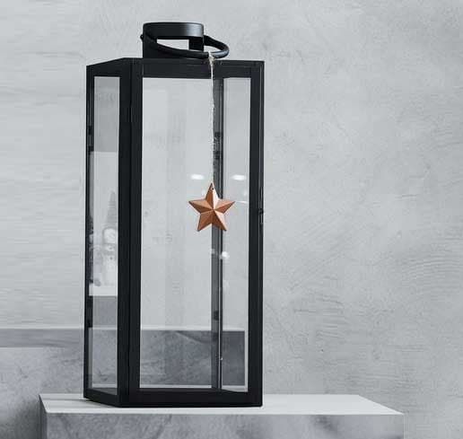 Dekorativni Fenjer 22 x 21 x 53 cm