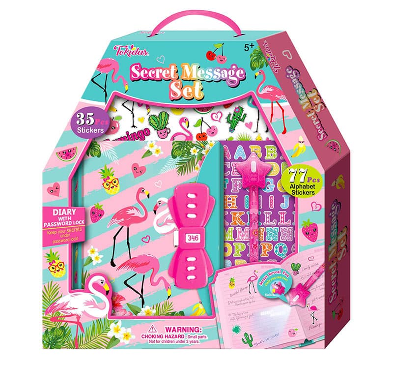 Secret Message Set - Poklon set 4 u 1 FLAMINGO 59154