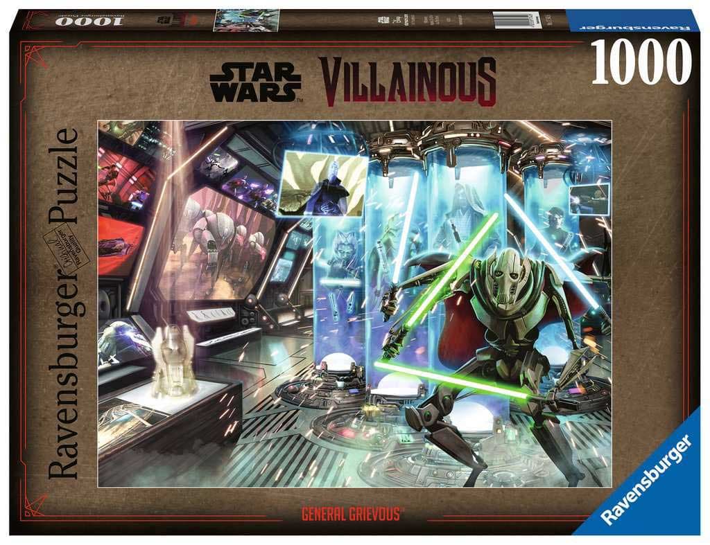 Puzzle slagalica 1000 delova General Grievous Star Wars Villainous Ravensburger 17342