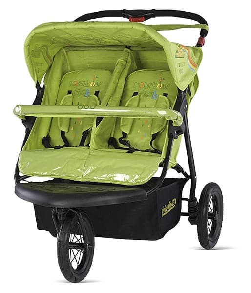 Chipolino Kolica za blizance Duo green