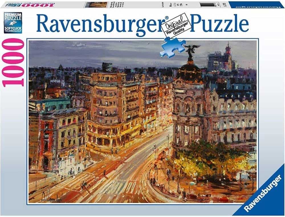Puzzle slagalica 1000 delova Gran Via Madrid Ravensburger 12000609