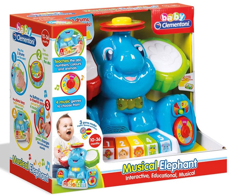 CLEMENTONI Interaktivna edukativna muzička igračka SLONČE CL50536