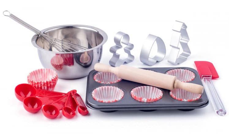 Dečiji pribor za pravljenje kolača Woodyland 91878