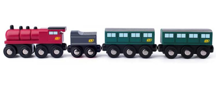 Drveni putnički voz Woodyland 91899