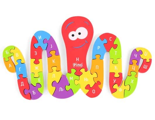 Pino Toys Učim Azbuku uz hobotnicu slovaricu