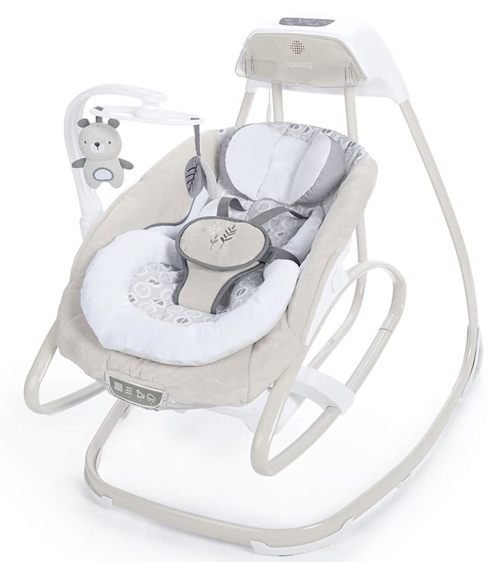 Ingenuity Pametna Ljuljaška i njihalica za bebe, na struju ili baterije Holden 10639