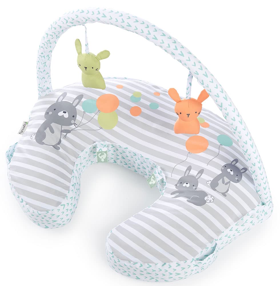 Ingenuity Jastuk za dojenje Plenti sa lukom sa igračkama Hop Art 11821