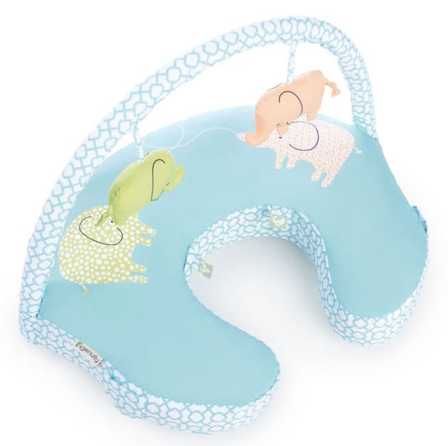 Ingenuity Jastuk za dojenje Plenti sa lukom sa igračkama Elle Love You 11822