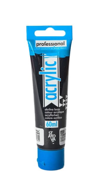 PROFESSIONAL Acrylic - Akrilna boja Crna 60ml 640640