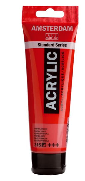 TALENS Amsterdam Akrilna boja - Akrilik - Pirol crvena 120ml 680315