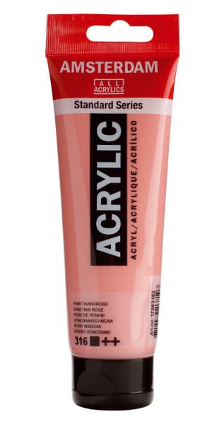 TALENS Amsterdam Akrilna boja - Akrilik - Venecijansko roze 120ml 680316