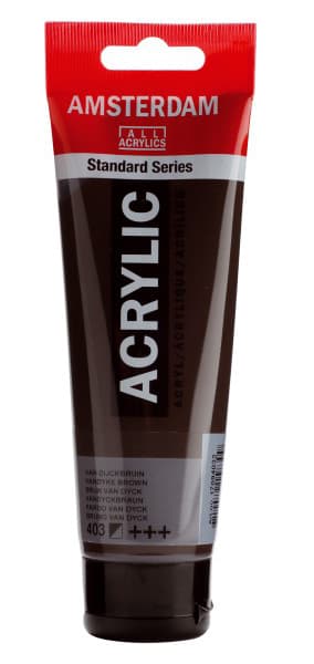 TALENS Amsterdam Akrilna boja - Akrilik - Vandajk braon 120ml 680403