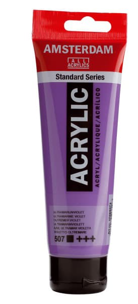 TALENS Amsterdam Akrilna boja - Akrilik - Ultramarine violet 120ml 680507