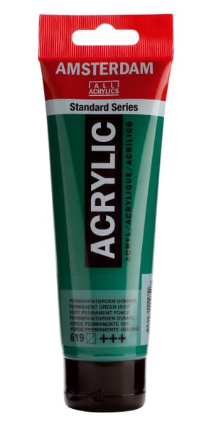 TALENS Amsterdam Akrilna boja - Akrilik - Tamno zelena 120ml 680619