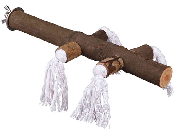 Drvena prečka za kavez sa kanapom 25cm Trixie 5889