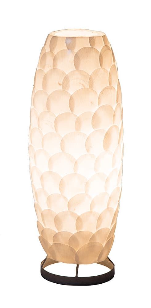 Stona lampa od školjki Bali 25855T