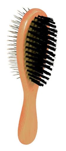 Drvena dvostrana četka za pse sa dugodlakim, rundavim ili kratkodlakim krznom Trixie 2321