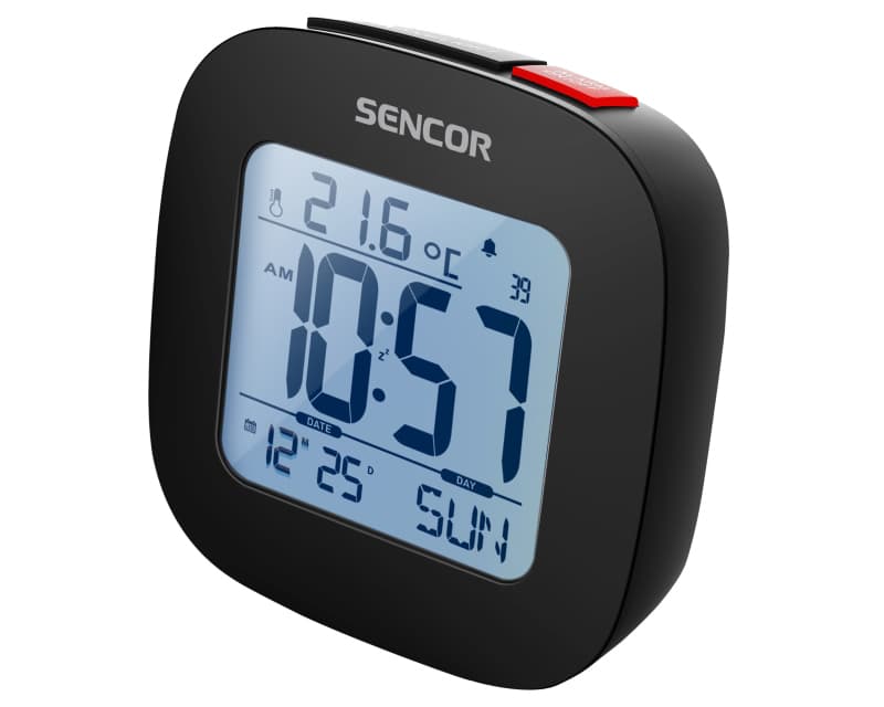 SENCOR Stoni sat sa alarmom Budilnik Digitalni sat sa termometrom SDC 1200 B