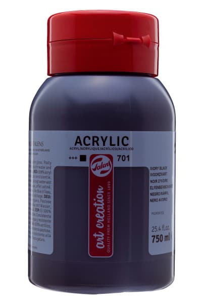 TALENS Art Creation Akrilik - Akrilna boja Koštana crna 750ml