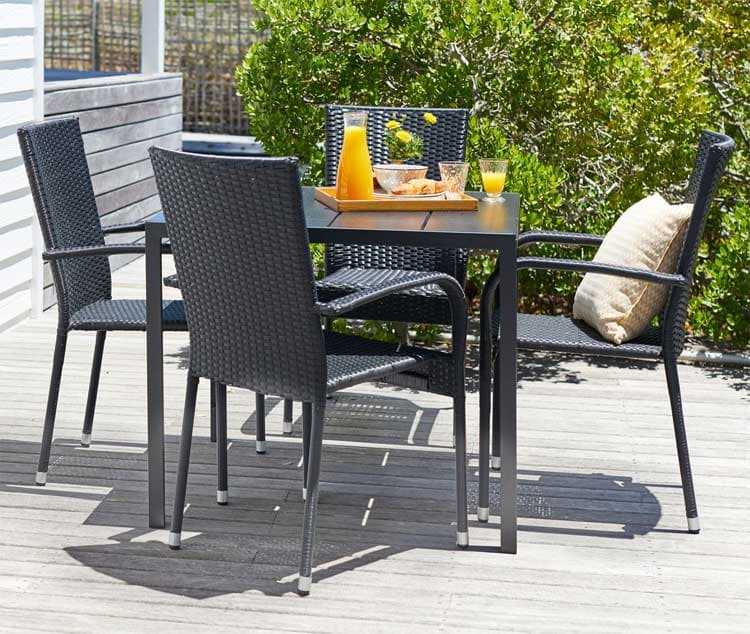 Baštenska garnitura Cotter Sto i četiri stolice