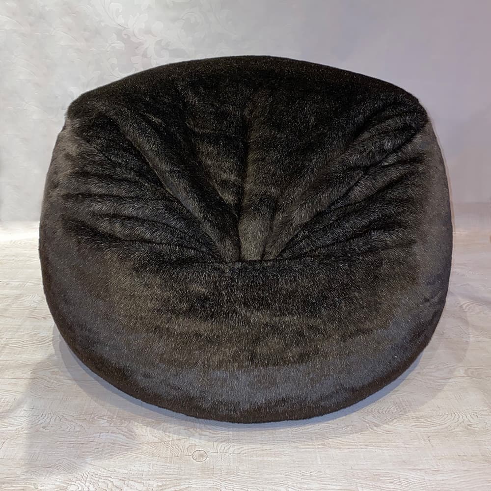 Lazy bag fotelja Braon Lux krzno