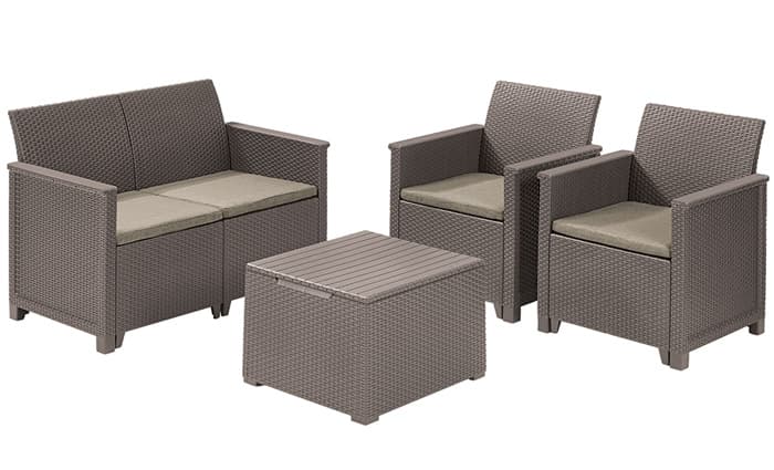 Baštenska garnitura Elodie 2 seater Cappuccino