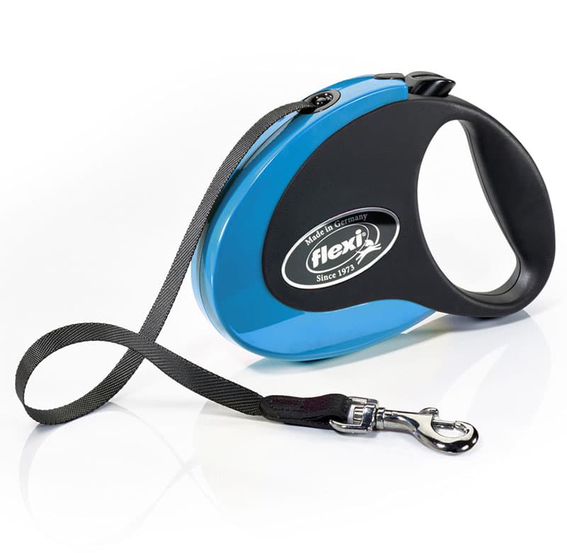 Flexi Povodac za pse Collection S Tape 3m Blue-Black 