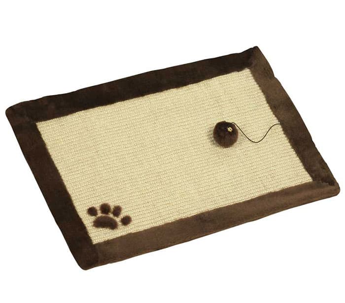 Grebalica za mačke pravougaona, braon Nobby 63031-87