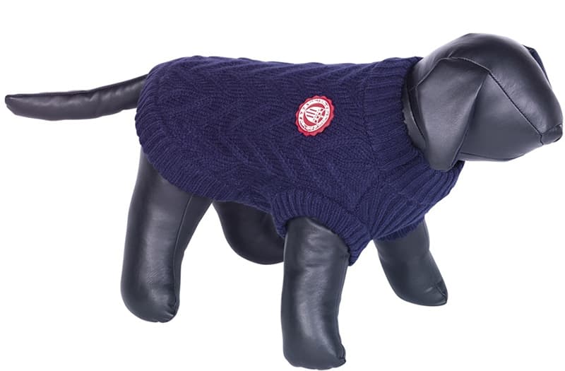 Nobby Džemper za psa Rick Blue leđa 44cm 65387