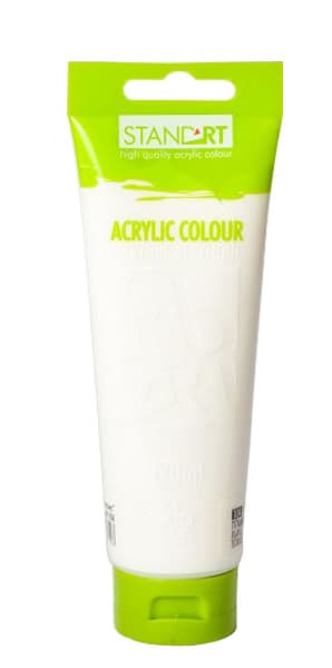 STANDART Akrilna boja Akrilik Titan bela 120ml