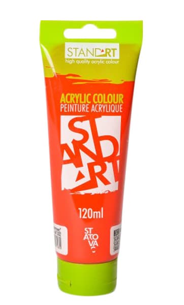 STANDART Akrilna boja Akrilik Svetla crvena Skerletna 120ml