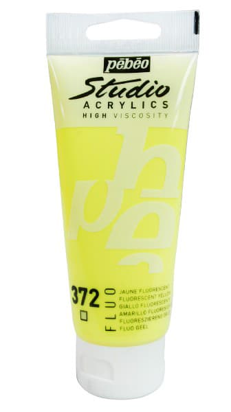 PEBEO Studio Acrylics Akrilna boja Akrilik 100ml Fluo Žuta