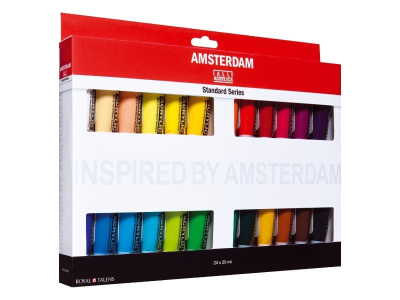 TALENS Amsterdam Standard Set Akrilici Akrilne boje Akrilik 24 x 20ml 680923