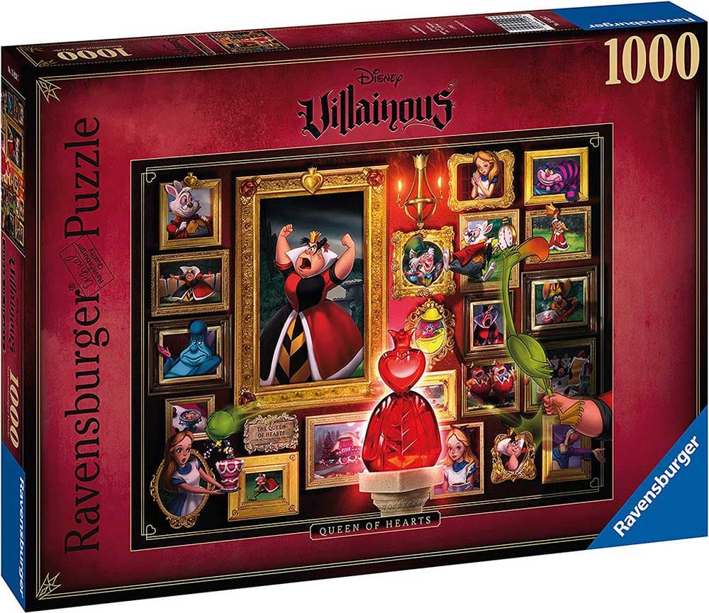 Puzzle 1000 delova Kraljica Srce - Disney Villainous Ravensburger 15026