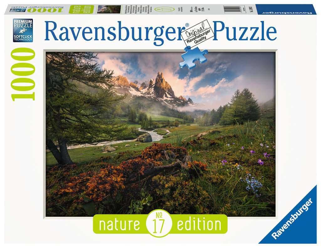 Puzzle Slagalica 1000 Dolina Klare Frencuski Alpi Ravensburger Nature Edition 12000074