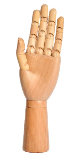 POP ABLE Model za crtanje MANIKIN - leva muška šaka 30cm 616010