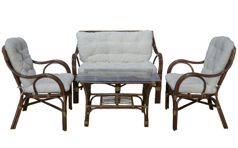 Baštenska garnitura Makita Ratan Brown