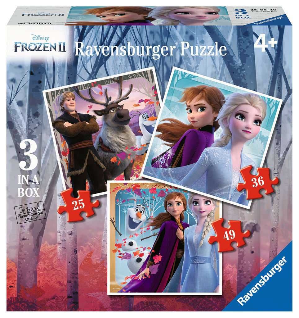 Puzzle 3u1 Disney Frozen II  25/36/49 delova Ravensburger 03033